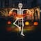 Glitzhome® 86.25"H Lighted Halloween 2.5D Skeleton Outdoor Decor